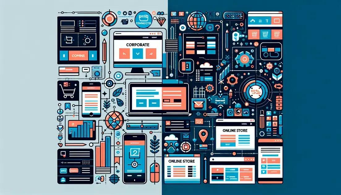 Diferença entre site institucional e loja virtual