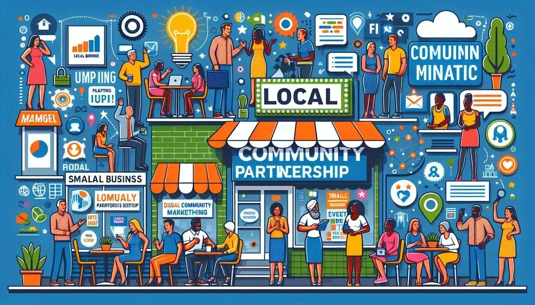  Parcerias e marketing de comunidade local